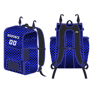 Sac à dos de baseball Hoodrix en tissu Oxford imperméable, robuste, avec doubles fermetures éclair, fond rembourré, protection supérieure de l'équipement - Product Image 1