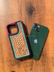 New Arrival Western Stylish Hand Tooled Leather <b>Phone</b> Cases Personalized Vintage Luxury High Quality <b>Phone</b> 15 <b>Mobile</b> <b>Covers</b> - Product Image 3