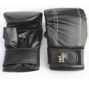 Gants de boxe en cuir fabriqués en usine pour l'MMA - Confortables, respirants et avec sangle de poignet réglable - Product Image 3