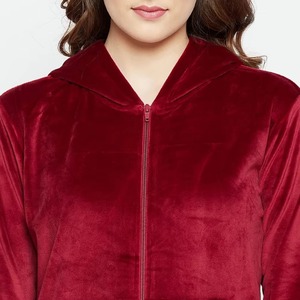 Winter Collection <b>Velvet</b> <b>Tracksuits</b> for Women Custom Women's Cotton Warm Plain <b>Velvet</b> <b>Tracksuits</b> Set - Product Image 5