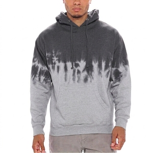 Sudadera con Capucha Tie Dye para Hombre, Corte Regular, Color Degradado, Forro Polar de Poliéster, Diseño Casual con Bolsillos, Ropa de Invierno, Resistente al Viento - Product Image 6