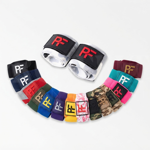 Custom Made Camo Wrist Wraps for Weightlifting Gym Training Elastic Support Straps with Thumb Loop Heavy Duty Fitness Wrist <b>Band</b> - Product Image 1