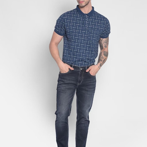 Camisetas para Hombre con Logotipo Personalizado, 100% Poliéster, Tejido de Punto, Corte Ajustado, Transpirable, Estilo Urbano, Último Diseño, Nuevo Estilo - Product Image 5