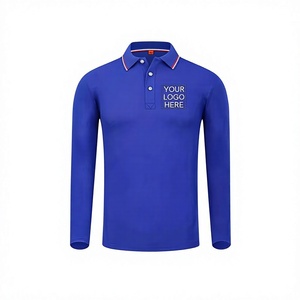 Men's Red Long Sleeve for Shirt Polyester/Cotton Knitted Breathable Front Custom Logo Print Smart Casual - Product Image 3