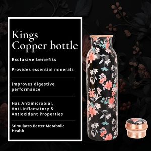 ขวดน้ำทองแดงพิมพ์ลาย 3 มิติ แบบสองชั้น ขนาด 1 ลิตร ปลอดสาร BPA เป็นมิตรกับสิ่งแวดล้อม ดีไซน์ทันสมัย พร้อมคุณประโยชน์ทางสุขภาพแบบอายุรเวท เหมาะสำหรับการส่งออก - Product Image 4