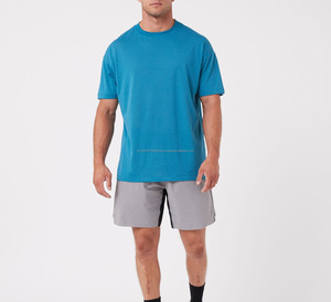 2025 Streetwear T Shirt Manufacturer Premium Quality Blank Plain Cotton 220 Gsm Oversized T-shirts Mens Oversized T Shirts - Product Image 3