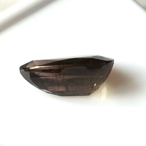 Tourmaline fumée naturelle zambienne facettée, 6,65 carats, taille poire, pierre précieuse lâche de qualité supérieure - Product Image 5