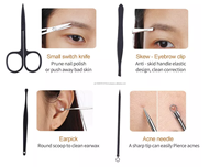 Ensemble de 16 outils de manucure et pédicure pour hommes SWISHER INTERNATIONAL, en acier inoxydable de haute qualité, durables