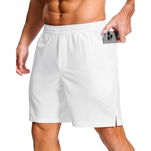 Pantalones cortos de gimnasio para hombre, ultraligeros, transpirables, con capa exterior de malla, forro interior incorporado para soporte, sin efecto arrastre, para correr y hacer ejercicio. - Product Image 1