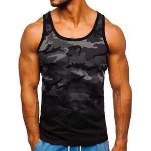 <b>Mens</b> <b>singlet</b> casual gym sleeveless shirt breathable lightweight material for workout training and street style - Product Image 6