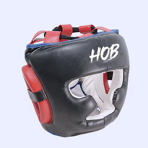 Protector de Cabeza de Boxeo Transpirable con Diseño de Logotipo Personalizado en Color, Protector de Cabeza de Boxeo para Entrenamiento de MMA - Product Image 1