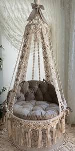 <b>Macrame</b> hangessel,<b>macrame</b> <b>swing</b>,handmade decorasion,gardens <b>swing</b>,gardens decor,<b>macrame</b> - Product Image 3