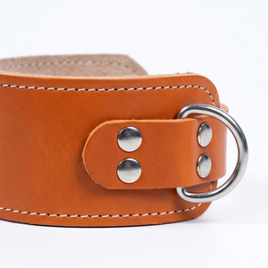 Correa de tobillo de cuero para levantamiento de pesas con anillo en D, soporte para piernas, para máquina de cable, para entrenamiento y fitness - Product Image 3