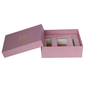 Caja de regalo de papel reutilizable de gama alta Cosméticos para el cuidado de la piel Personalizado Brillante Desaparición Laminación Tapa-Off Estructura Embalaje portátil - Product Image 5