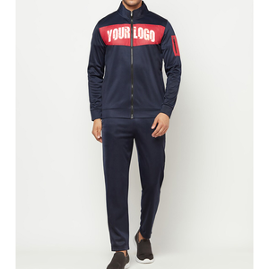 Factory OEM Custom Winter Solid Sports Tracksuit for Men Windbreaker Jacket Jogger <b>Pants</b> Set Lightweight Organic Cotton Daily - Product Image 2