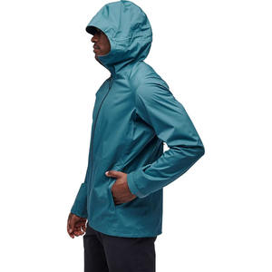 Chaqueta Impermeable con Capucha para Hombre, Diseño Personalizado, Precio Económico al por Mayor, para Senderismo y Actividades al Aire Libre, OEM - Product Image 4