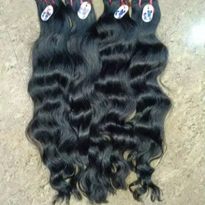 Raw Indian Hair Raw Wavy Lace Front <b>Wig</b> Reusable <b>Clip</b> In Hair Extensions Human Hair Easy Install Natural Volume Look - Product Image 1