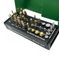 DERMISPRO INSTRUMENTS Kit de 9 fraises manuelles en acier inoxydable pour implants dentaires et osseodensification, certifié CE, haute performance chirurgicale