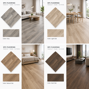 พื้น SPC สำหรับตัวแทนจำหน่าย แผ่นไวนิลกันน้ำแบบแข็ง - Product Image 4
