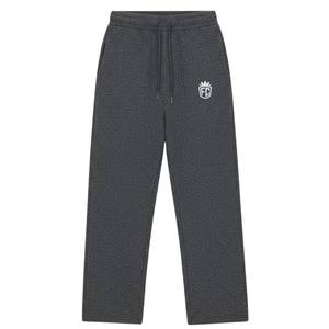 Knit Jogger Pants Charcoal Casual Sweatpants Elastic Waist Lounge Wear Soft Knit <b>Trousers</b> Relaxed Fit <b>for</b> Men <b>Women</b> - Product Image 1