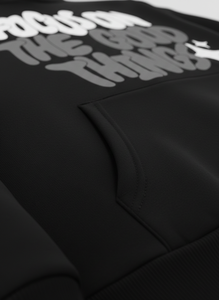 Sweat-shirts surdimensionnés à impression puff, col rond, épaules tombantes, nouveaux sweats personnalisés OEM pour hommes - Product Image 3