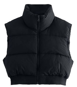 Custom Lightweight <b>Waistcoat</b> Warm Bubble Packable Sleeveless Jacket Plus Size Winter Woman Duck Down Puffer Vest - Product Image 4