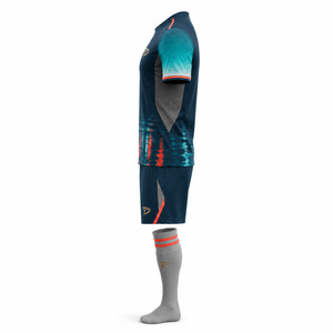 Professional Customized Adult Football Kit: Sublimated Teamwear Soccer Jersey & Shorts with Quick-Dry Technology - Product Image 2