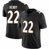 Maillots de football Baltimore pour hommes 0 Smith 8 Lamar Jackson 22 Derrick Henry 4 Flowers 14 Hamilton Stitched Limited Maillots de football