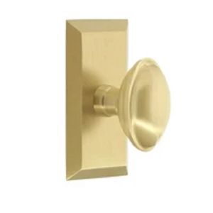 Trending Back Plate <b>Knob</b> <b>Black</b> <b>Matte</b> Oval Furniture Brass Drawer Handle,Passage privacy for Storage Closet, Durable Design Dummy - Product Image 4