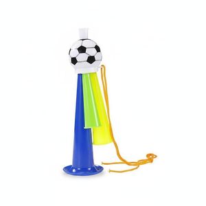 Trompeta Vuvuzela de Latón Fácil de Sostener, con 3 Válvulas de Pistón, Tono BB, Ligera, para Animación Deportiva, Bordes Pulidos, Inodora, para Aficionados, Bares y Eventos - Product Image 1