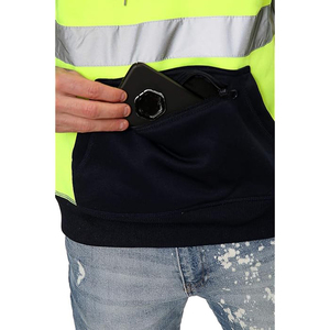 Mens Reflective <b>Utility</b> Outerwear Safety Jacket Designed For Construction Logistics Warehouse And Service Work - Product Image 6