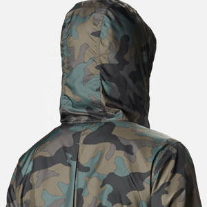 <b>Women</b> Winter Camouflage Hooded <b>Windbreaker</b> Jacket Custom Design Lightweight Polyester <b>Women</b> <b>Windbreaker</b> Jacket - Product Image 4