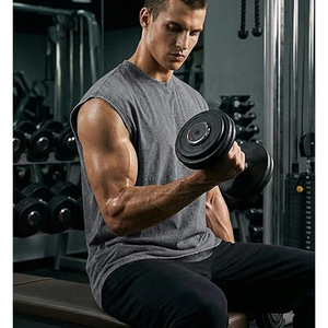 Chaleco Vintage para Hombre, de Algodón Grueso Lavado, Color Sólido, Sin Mangas, Top de Moda - Product Image 3