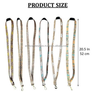 สายคล้องบัตรประชาชนดีไซน์หนังวัวแบบใช้มือสายคล้องคอสำหรับการประชุมโรงเรียนสำนักงานมาใหม่2025 - Product Image 2