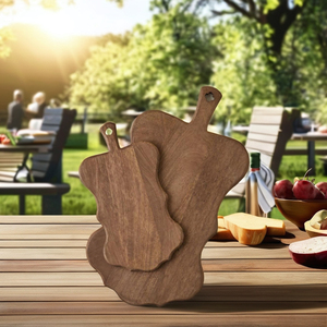 เขียงไม้สี่เหลี่ยมไม้-ปรับความหนาและชนิดได้ทำความสะอาดง่ายเครื่องล้างจานปลอดภัย - Product Image 1