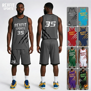 Breathable Edge-to-Edge Dye Sublimated Basketball Jersey Shorts Set | 180GSM <b>Elite</b> Performance Mesh, Custom Logo | USA Sizes - Product Image 3
