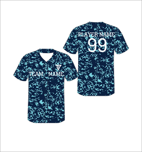 เสื้อเบสบอลแบบกำหนดเอง คอวี แขนสั้น ระบายเหงื่อได้ดี ผลิตจากโพลีเอสเตอร์ สำหรับทุกฤดูกาล พิมพ์ชื่อทีม - Product Image 3