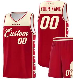 Ensemble de maillots de basket-ball personnalisés, sans manches, en polyester respirant, uniforme d'équipe unisexe pour adultes avec nom et numéro - Product Image 2