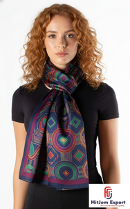 Echarpes carrées élégantes et légères pour femmes Tissu doux Accessoires élégants Approvisionnement en vrac à faible quantité minimale de commande - Product Image 2