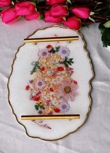 Bandeja Decorativa de Resina Epoxi Hecha a Mano para Mesa de Centro, Tocador y Cocina - Product Image 5