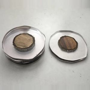 Dessous de verres en résine en bois, forme hexagonale élégante, joint de styliste, tasse à thé, tampons, prix de gros, vaisselle de haute qualité - Product Image 6