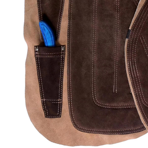 Chaps de fermeur en cuir faits main, qualité supérieure, grade professionnel, cuir véritable, luxe, nouvelle arrivée, marque ZIQ, couleur personnalisée - Product Image 6