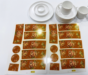 Shin Tai Yuan Ceramic Decal Paper Tiles For <b>Mugs</b> Coffee <b>Sets</b> Floral Water Transfer Stickers High Quality Diverse Designs - Product Image 1