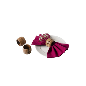 Anillos de Servilleta de Madera Ecológicos Grabados a Mano, Estilo Moderno, Hebilla para Servilletas de Boda, Precio de Fábrica, Alta Gama para Hoteles y Hogares - Product Image 3