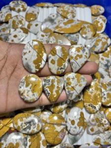 Pierre précieuse en jaspe océanique de qualité supérieure, cabochon non monté, fait main, vente en gros, taille et forme standard, 100% jaspe océanique naturel - Product Image 2