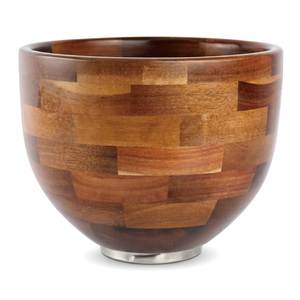 Bol mélangeur en bois moderne Woody24into7 pour batteur sur socle KitchenAid, bol de remplacement fait main, Nouvel An chinois, Noël - Product Image 3