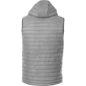 Mens Polyester Insulated Vest <b>Jacket</b> For Gym Running Hiking And Outdoor Adventure With Zipper Closure - Product Image 5