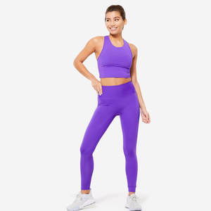 Leggings de Yoga para Mujer, Fabricados en Pakistán, Cintura Alta Elástica, Largo Completo, Poliéster/Nailon, Transpirables, Ecológicos, Pantalones de Fitness - Product Image 2