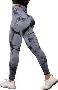 Leggings Deportivos de Cintura Media Elástica para Mujer, de Secado Rápido, Ecológicos, Transpirables, de Spandex/Nailon 220g, Personalizables - Product Image 2
