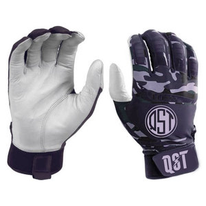 Gants de frappe à manches longues et toucher doux, vente en gros, gants d'entraînement sportifs à grip élastique personnalisé, gants de frappe de baseball en cuir QST - Product Image 2